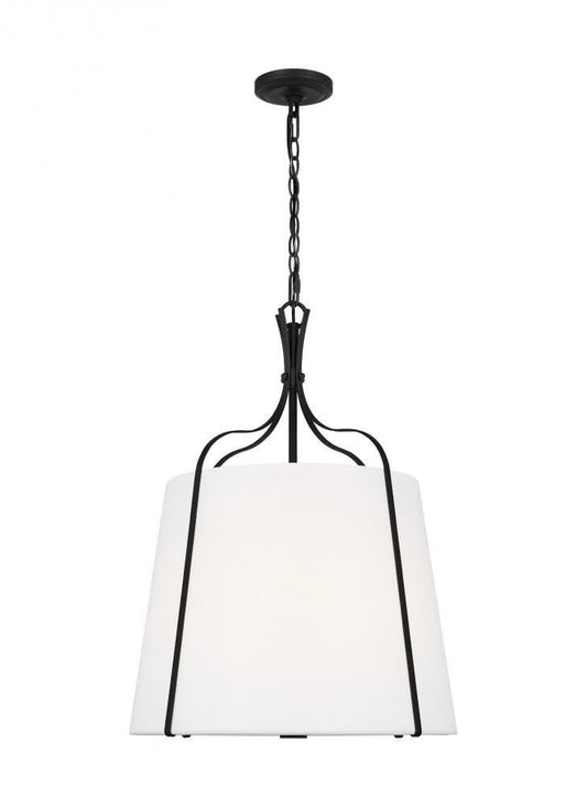 Visual Comfort Studio Leander 3 Light Medium Pendant Smith Steel