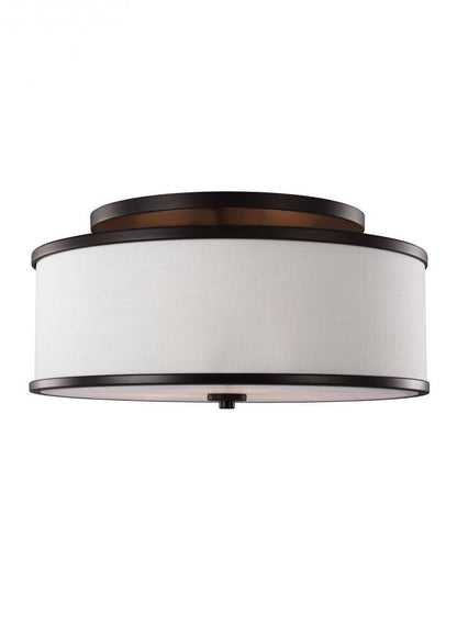 Visual Comfort Studio Lennon Medium Semi-Flush Mount Oil Rubbed Bronze