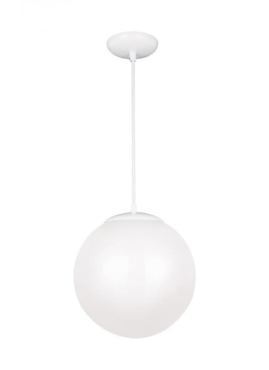 Visual Comfort Studio Leo Extra Large Globe LED Pendant White