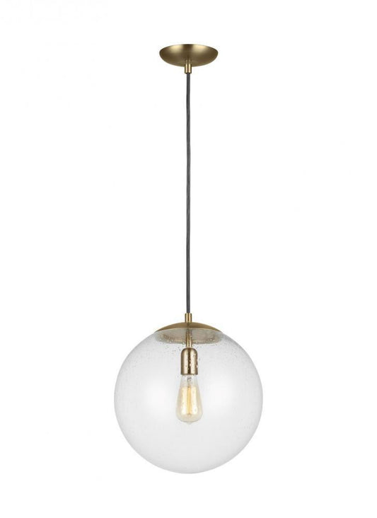 Visual Comfort Studio Leo Extra Large Globe LED Pendant Satin Brass