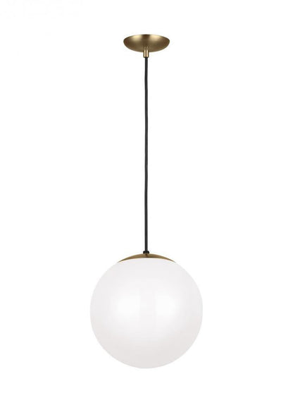 Visual Comfort Studio Leo Large Globe Pendant Satin Brass