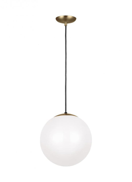 Visual Comfort Studio Leo Extra Large Globe Pendant Satin Brass