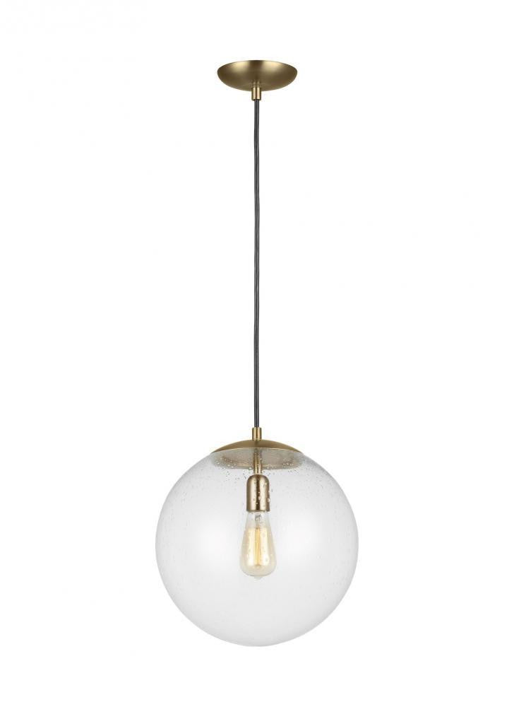 Visual Comfort Studio Leo Extra Large Globe Pendant Satin Brass