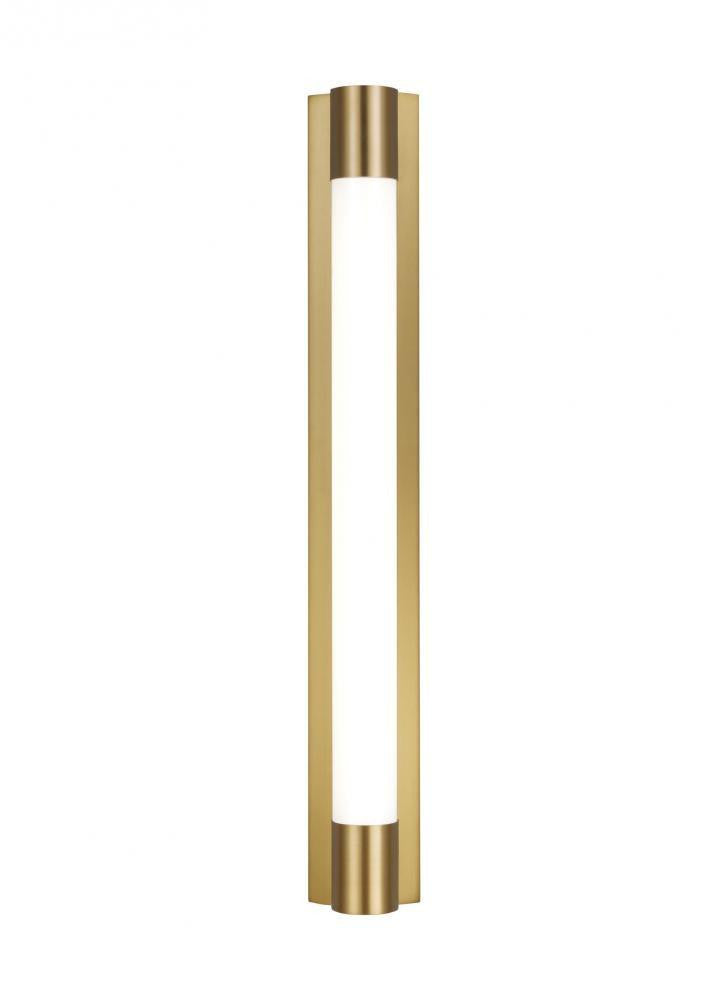 Visual Comfort Studio Loring Large LED Vanity Light Burnished Brass