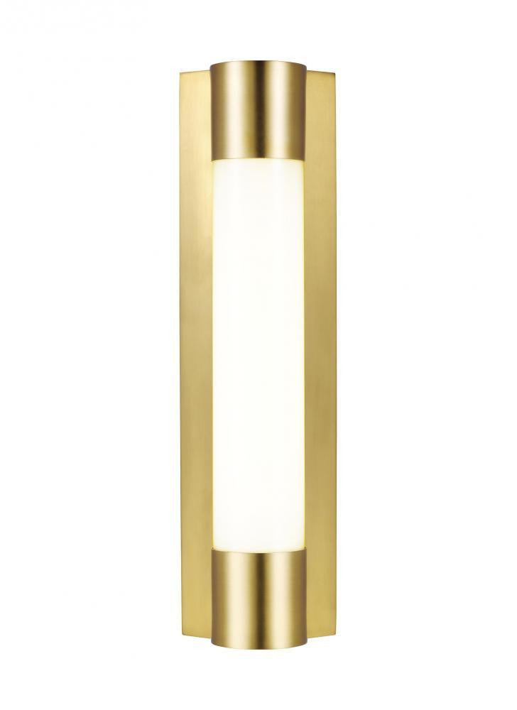 Visual Comfort Studio Loring Small LED Vanity Light Burnished Brass