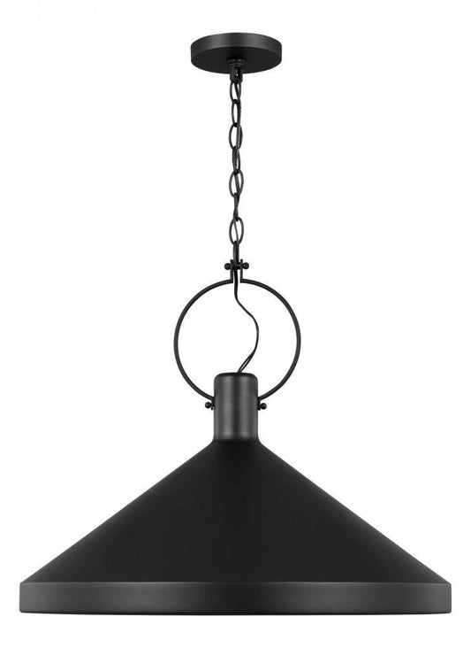 Visual Comfort Studio Lyon Large Pendant Midnight Black