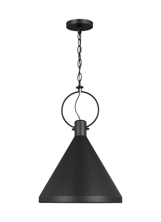 Visual Comfort Studio Lyon Medium Pendant Midnight Black