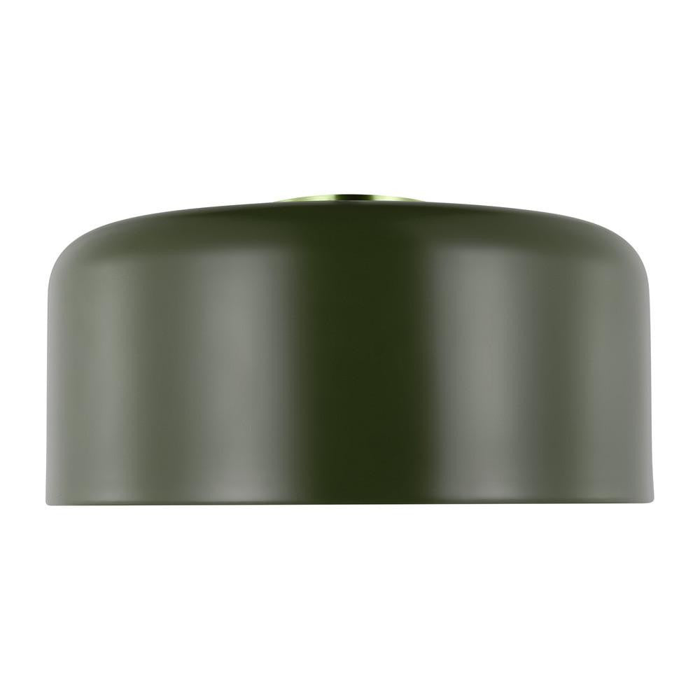 Visual Comfort Studio Malone Large LED Flush Mount Olive