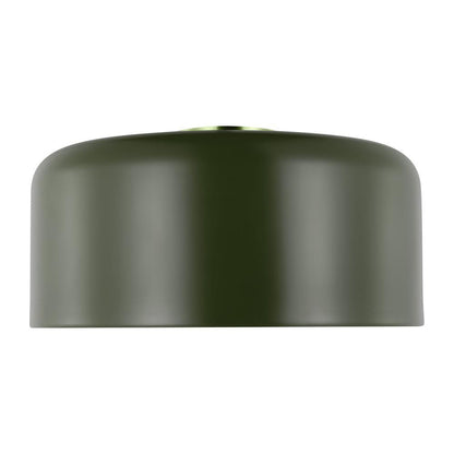 Malone Large Flush Mount - Olive LED