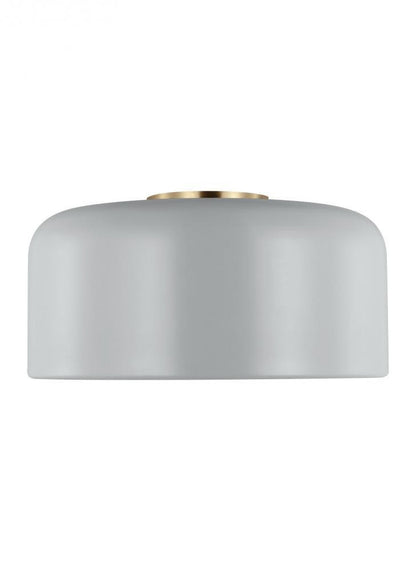 Visual Comfort Studio Malone Medium Flush Mount Matte Grey