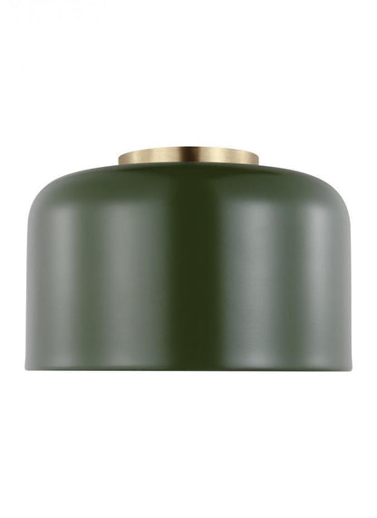Malone Small Flush Mount - Olive