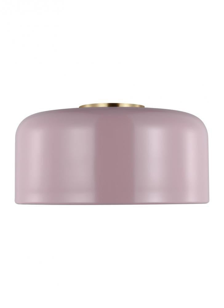 Visual Comfort Studio Malone Medium Flush Mount Rose