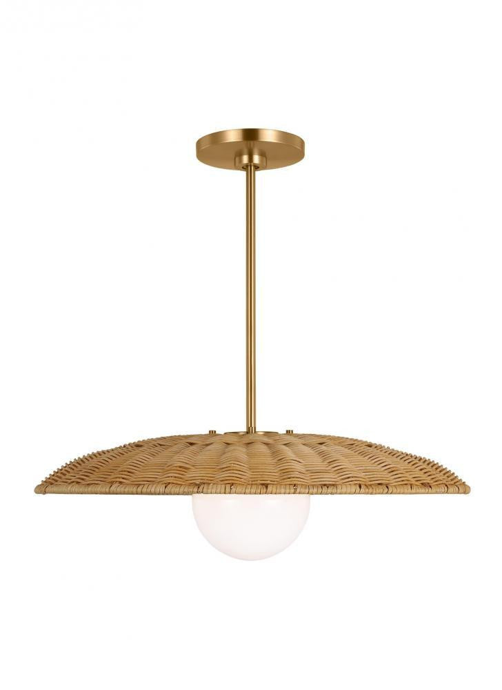 Visual Comfort Studio Mari Large Pendant Burnished Brass