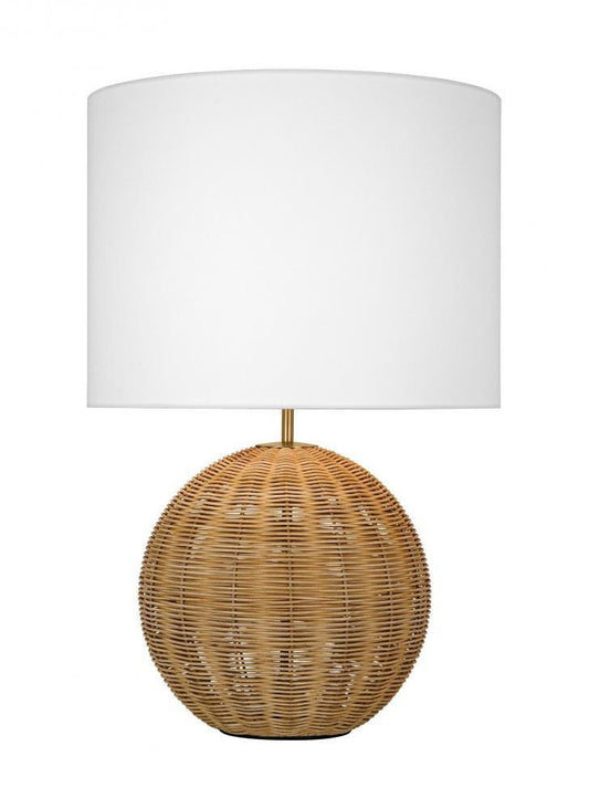 Visual Comfort Studio Mari Medium LED Table Lamp Burnished Brass