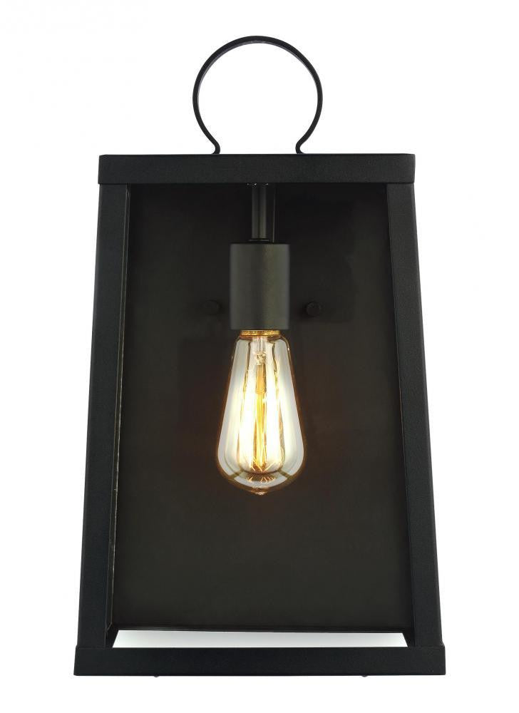 Visual Comfort Studio Marinus Large Outdoor Wall Lantern Black
