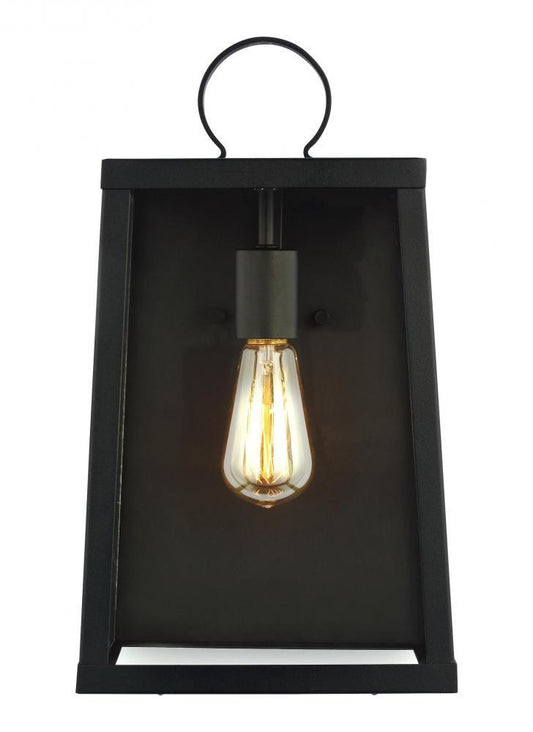 Visual Comfort Studio Marinus Large Outdoor Wall Lantern Black