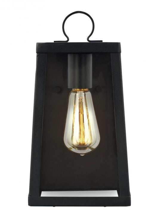 Visual Comfort Studio Marinus Small Outdoor LED Wall Lantern Black