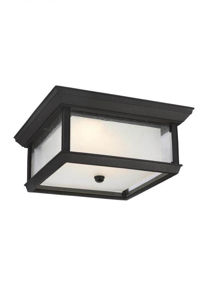 Visual Comfort Studio McHenry 2 Light LED Flush Mount Textured Black