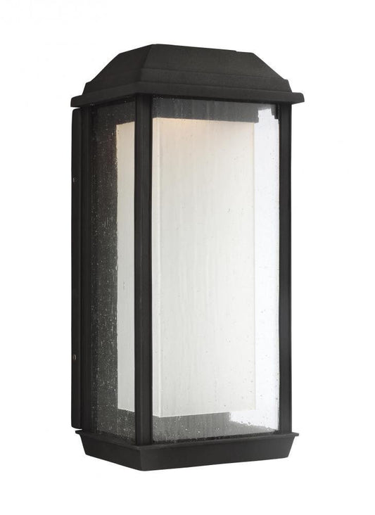 Visual Comfort Studio McHenry Large LED Outdoor Wall Lantern Textured Black