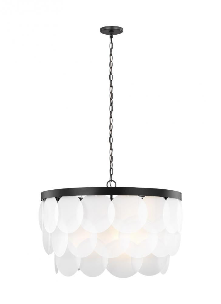 Visual Comfort Studio Mellita 8 Light LED Pendant Midnight Black