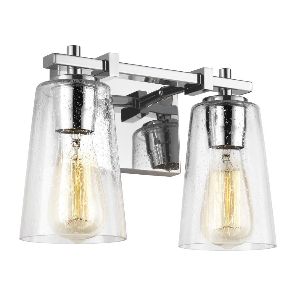 Visual Comfort Studio Mercer 2 Light Vanity Light Chrome