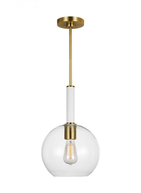 Visual Comfort Studio Monroe Round Pendant Burnished Brass
