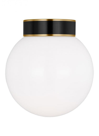 Visual Comfort Studio Monroe Small Flush Mount Burnished Brass