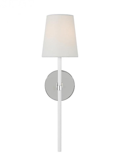 Visual Comfort Studio Monroe Tail Wall Sconce Polished Nickel