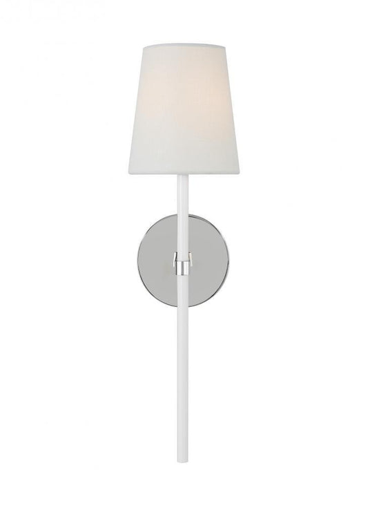 Visual Comfort Studio Monroe Tail Wall Sconce Polished Nickel