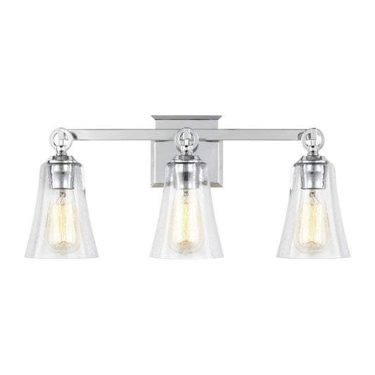 Visual Comfort Studio Monterro 3 Light Vanity Light Chrome