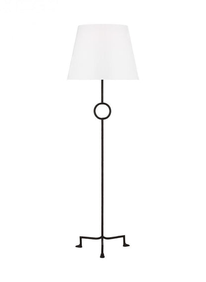 Visual Comfort Studio Montour Large LED Floor Lamp Aged Iron