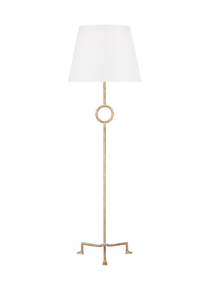 Visual Comfort Studio Montour Large LED Floor Lamp Coastal Gild
