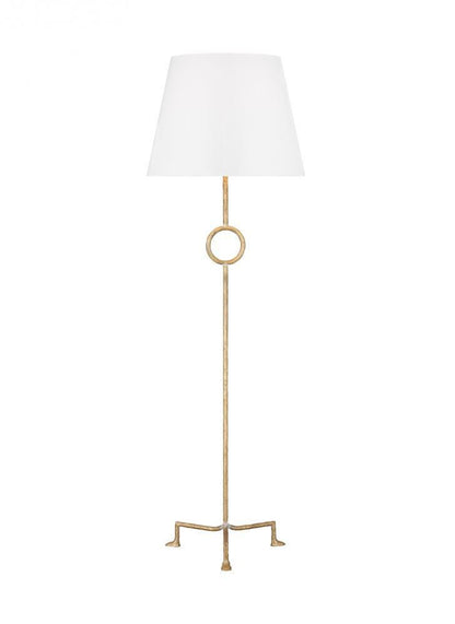 Visual Comfort Studio Montour Large LED Floor Lamp Coastal Gild