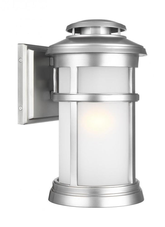 Visual Comfort Studio Newport Small Lantern Painted Brushed Steel