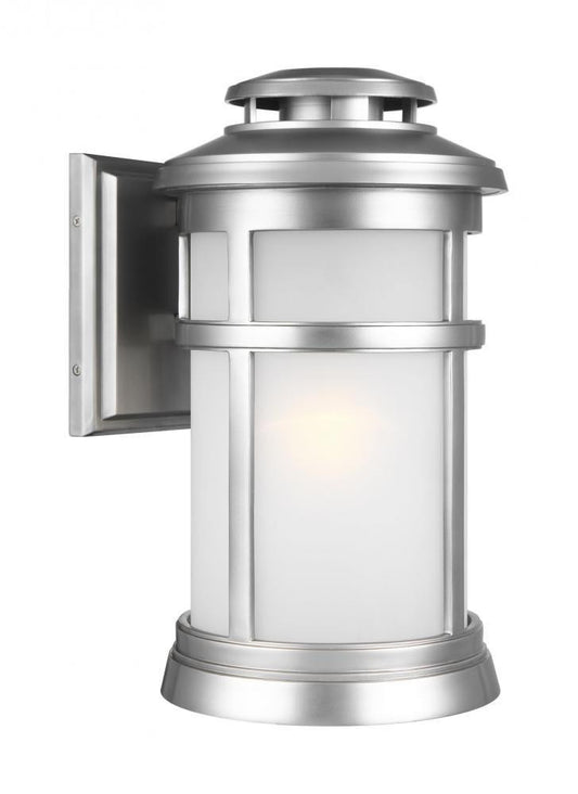 Visual Comfort Studio Newport Medium Lantern Painted Brushed Steel