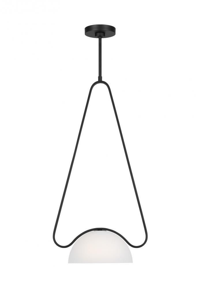 Visual Comfort Studio Nido Medium Pendant Midnight Black