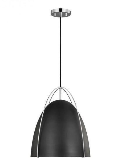 Visual Comfort Studio Norman Large LED Pendant Chrome