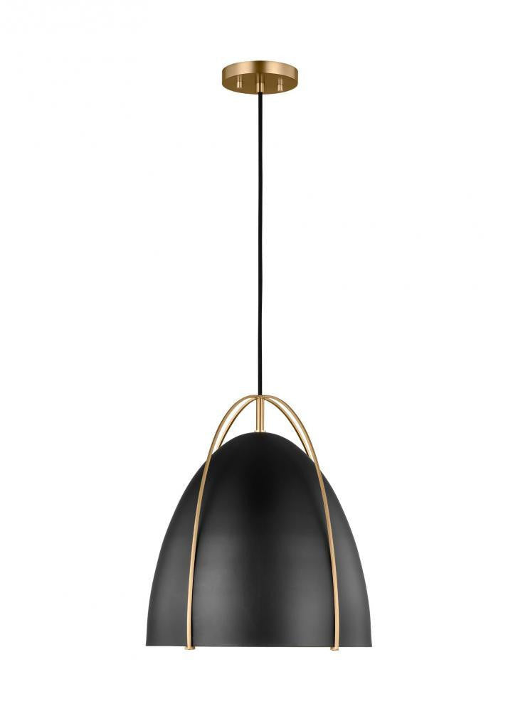 Visual Comfort Studio Norman Pendant Satin Brass
