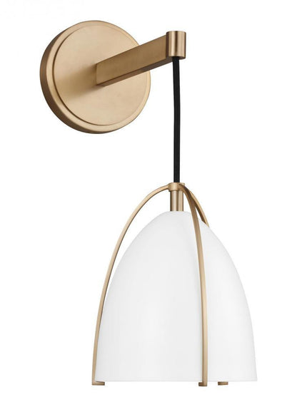 Visual Comfort Studio Norman LED Bath Wall Sconce Satin Brass