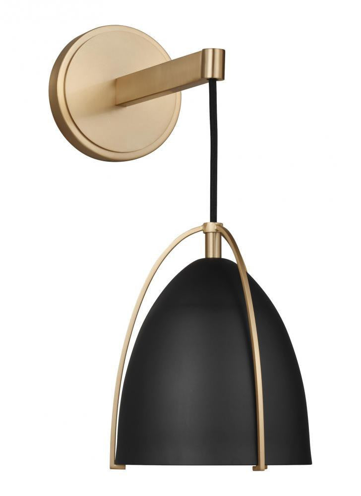 Visual Comfort Studio Norman LED Bath Wall Sconce Satin Brass
