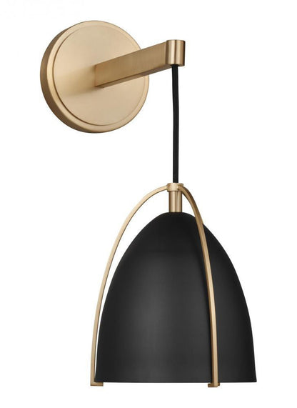 Visual Comfort Studio Norman LED Bath Wall Sconce Satin Brass