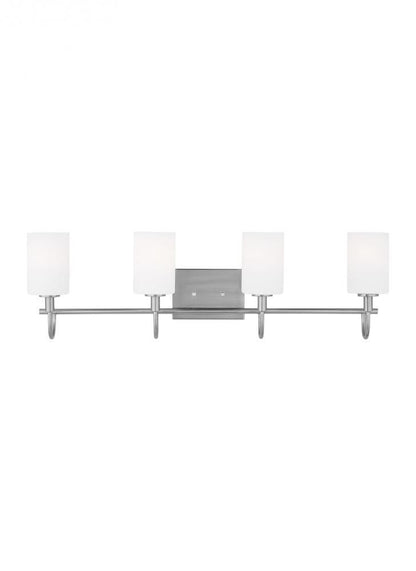 Visual Comfort Studio Oak Moore 4 Light LED Bath Wall Sconce