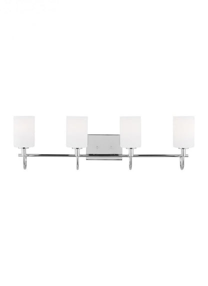 Visual Comfort Studio Oak Moore 4 Light LED Bath Wall Sconce