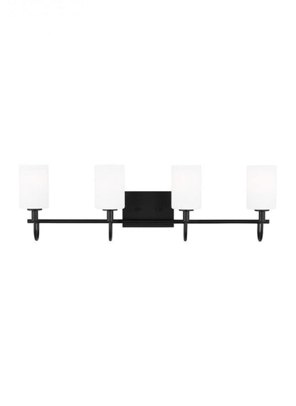 Visual Comfort Studio Oak Moore 4 Light LED Bath Wall Sconce