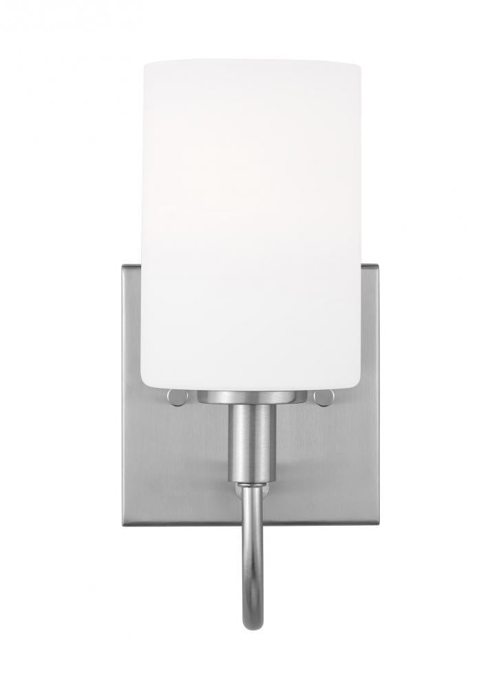 Visual Comfort Studio Oak Moore Bath Wall Sconce Brushed Nickel