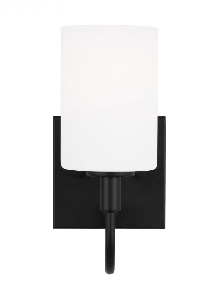 Visual Comfort Studio Oak Moore LED Bath Wall Sconce Midnight Black
