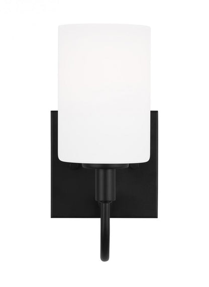 Visual Comfort Studio Oak Moore LED Bath Wall Sconce Midnight Black