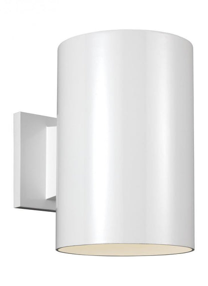 Visual Comfort Studio Outdoor Cylinders Large Outdoor Wall Lantern White