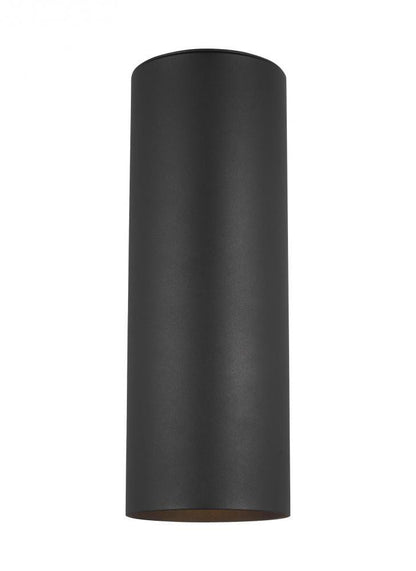 Visual Comfort Studio Outdoor Cylinders Small 2 Light Outdoor Wall Lan Black