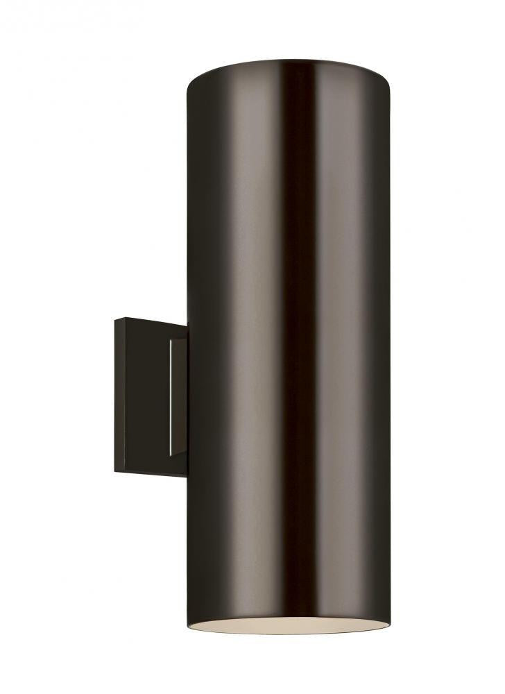 Visual Comfort Studio Outdoor Cylinders Small 2 Light Outdoor Wall Lan Bronze